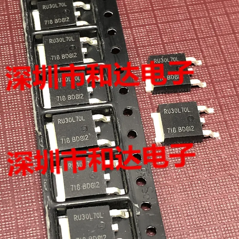 10 pièces, original, nouveau, RU30L70L TO-252 -30V -70A