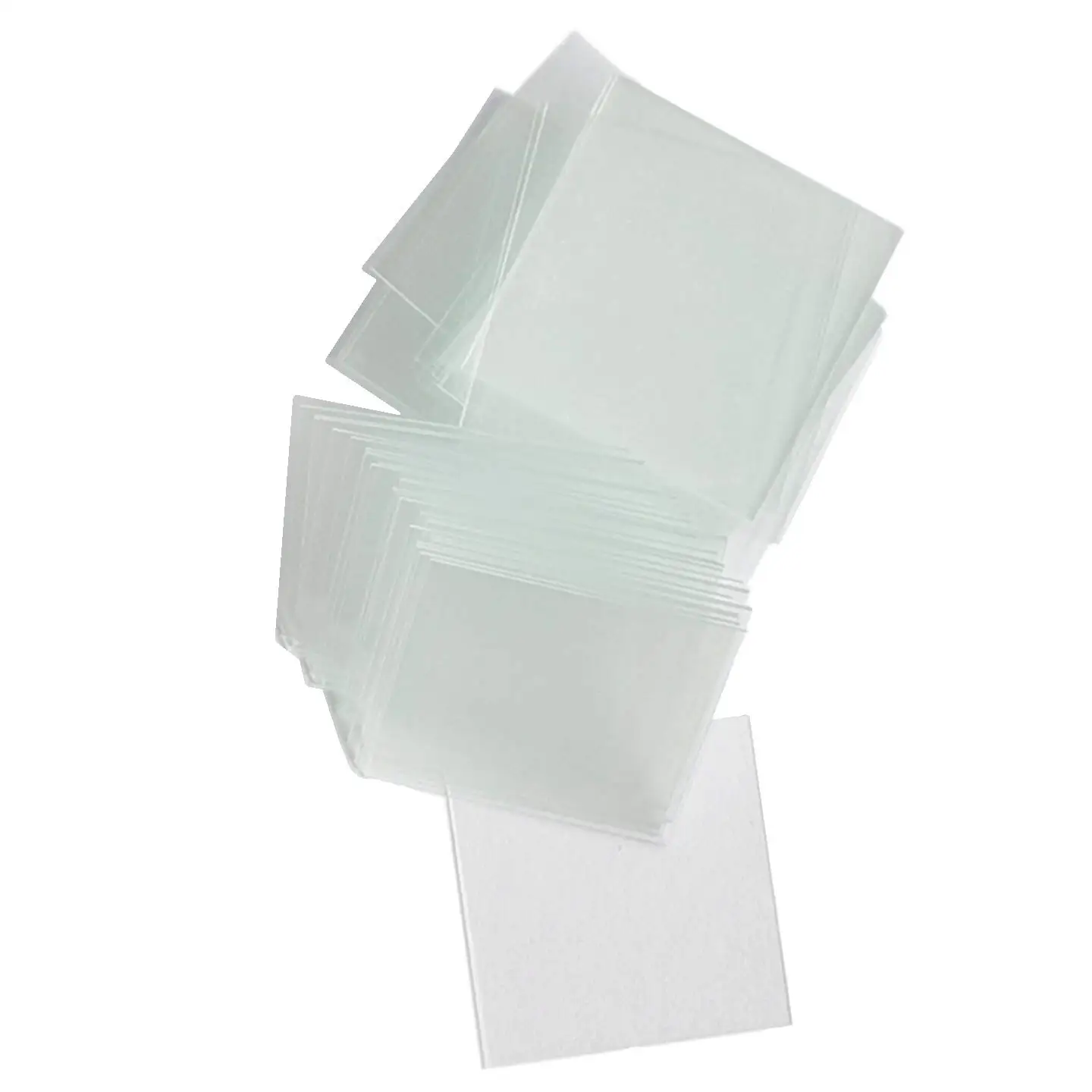 100 pcs Standard Size Cover Glass Microscope Accessories 0.13-0.17mm Thickness Biological Laboratory Instruments