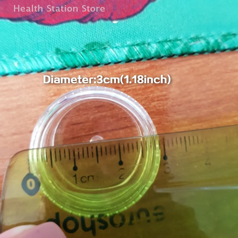 ขวดครีมใสขนาดเล็ก 50 ชิ้น ขวดเครื่องสำอางแบบใส สำหรับใส่ยาทาเล็บ ขวดเปล่า