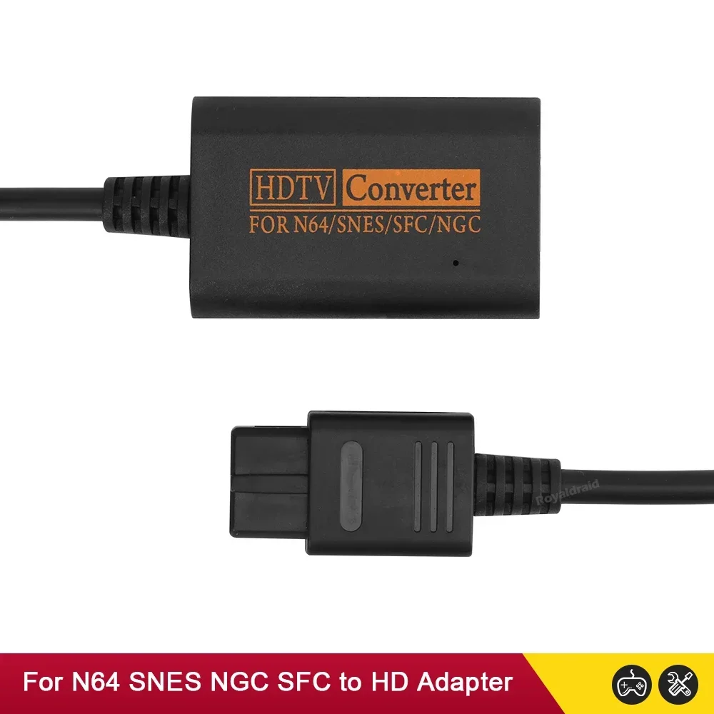 Voll digitaler 720P HDTV Gamecube SNES GC Plug-and-Play-Konverter für N64 zu HDMI-kompatibler Adapter, keine externe Stromversorgung erforderlich – Detail 16