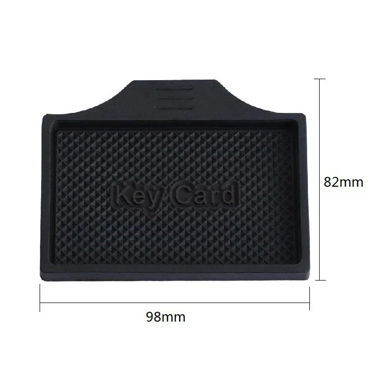 Key Card Mat for Tesla Model 3 Y S X Center Console Anti-Slip Holder Limit Soft Silicone Pad Protector Cover Modely Accessories