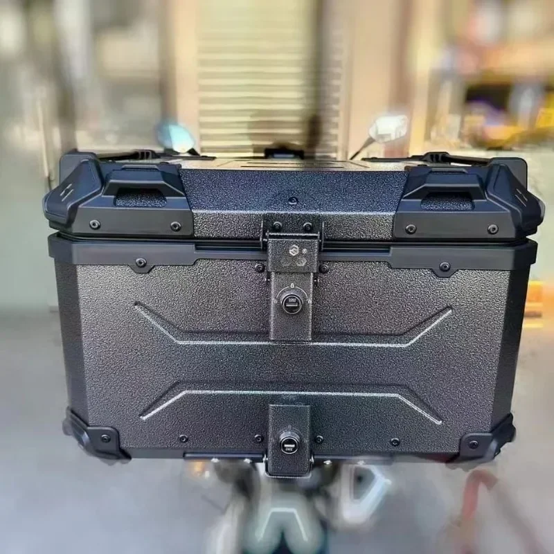 65L 55L 45L Motorcycle Helmet Box Top Tail Rear Luggage Storage Tool Cases LockTail Box Motorcycle Trunk Motor Accessories