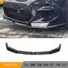 カーボンファイバーカーフロントバンパー,リップディバイダー,チンスポイラーガード,BMW x3m,x4m,f97,f98,lci,2019-2022 1