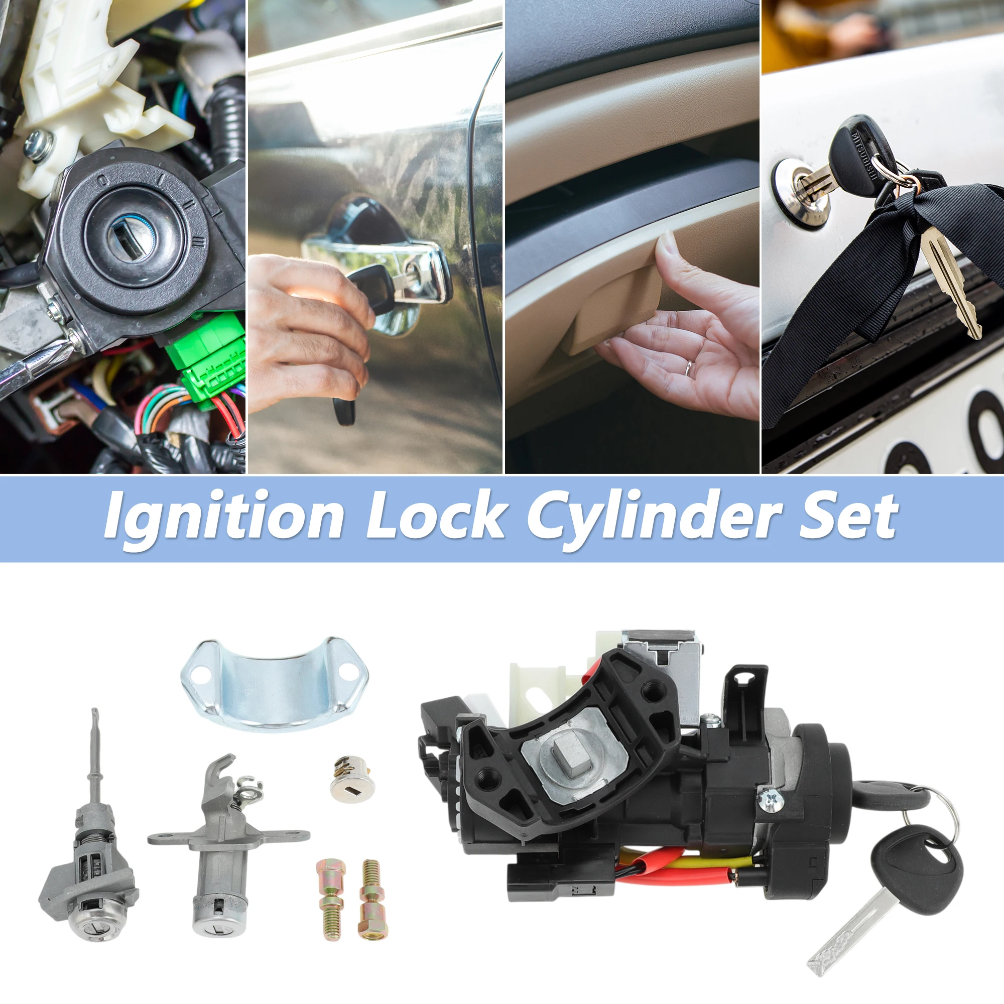 

UXCELL No 81905-C2510 Цилиндр замка зажигания в сборе для Hyundai Sonata 15-19 1 комплект