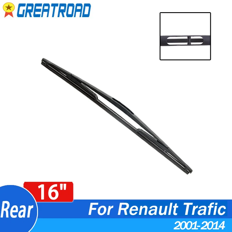 

Стеклоочиститель 16 "задняя щетка стеклоочистителя для Renault Trafic 2001 2002 2003 2004 2005 2006 2007-2013 2014 лобовое стекло заднее окно