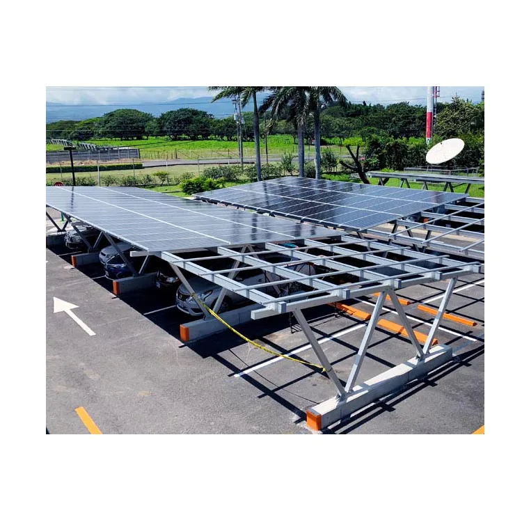 Solar Power Aluminium Pv Carport With Aluminum Frame Commercial Mounting System Structure Panel