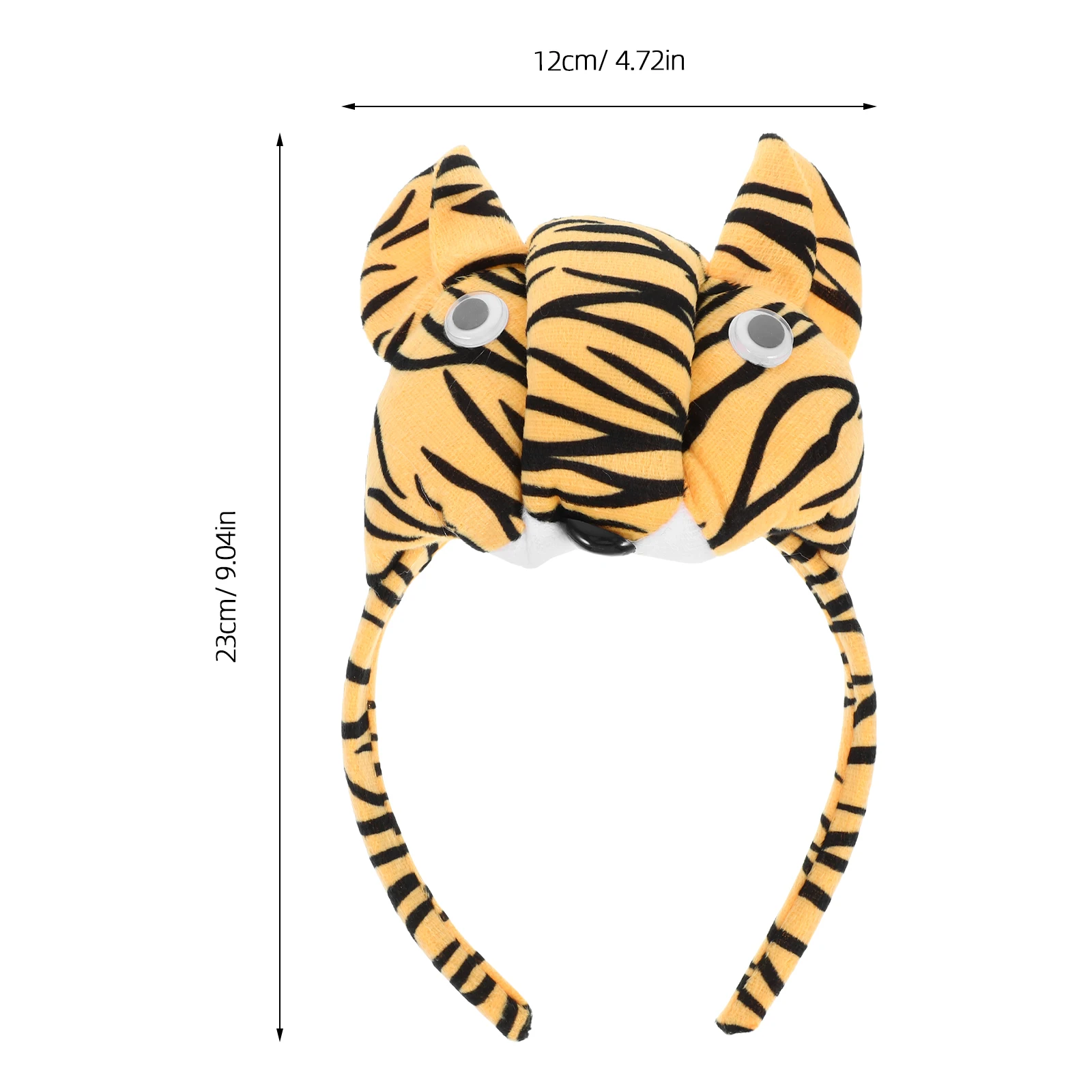 Tiger Headband Animal Ears Jungle Headbands Cute Costume Accessories Halloween Tiger Ears Headband Birthday Party Stage