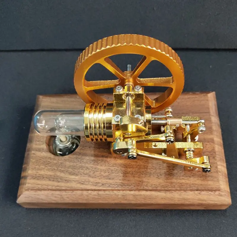 

Puzzle coaxial swing arm Stirling technology interest cultivation model engine teaching aids gifts crafts gifts toys
