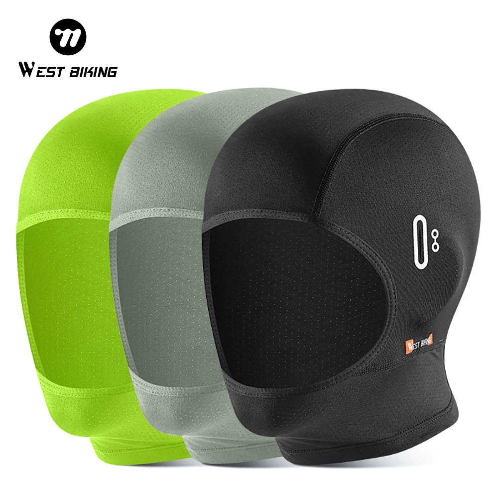 AliExpress West Biking WEST BIKING UPF50+ Cycling Mask Summer Cool Full Face Cover Breathable Lightweight Soft Bike Mask Moisture Wicking Helmet Liner