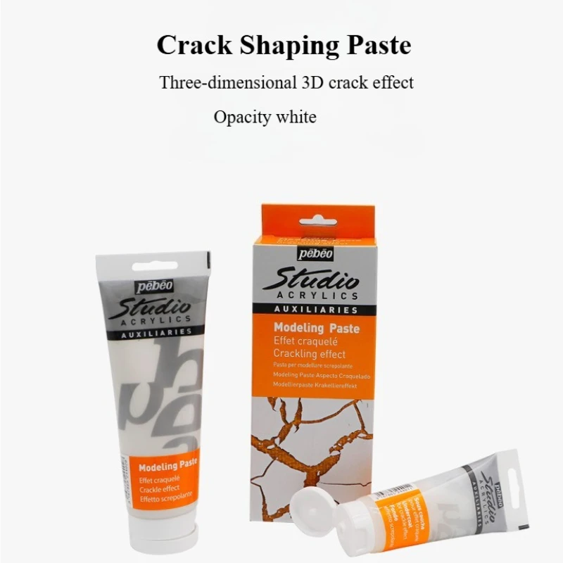 Acrylic Shaping Paste 3D Three-dimensional Crack Effect Paste Delicate and Not Easy To Fall Off Art Creation Handmade Decoration