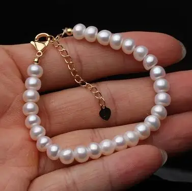 

White Natural Freshwater Pearl Bracelets For Women Cuff Bangles Wrap Adjustable Bracelet