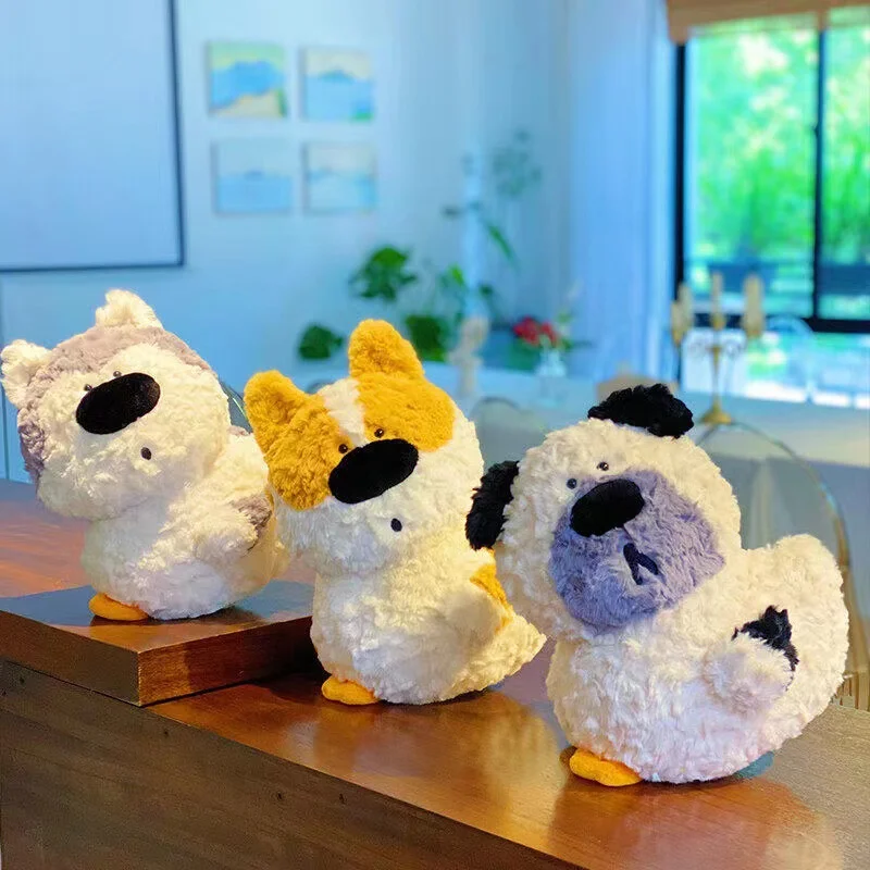 

Creative Cartoon Duck Dog Plush Toy Cute Stuffed Animals Puppy Plushies Doll Anime Soft Kids Toys for Girls Boys Birthday Gifts