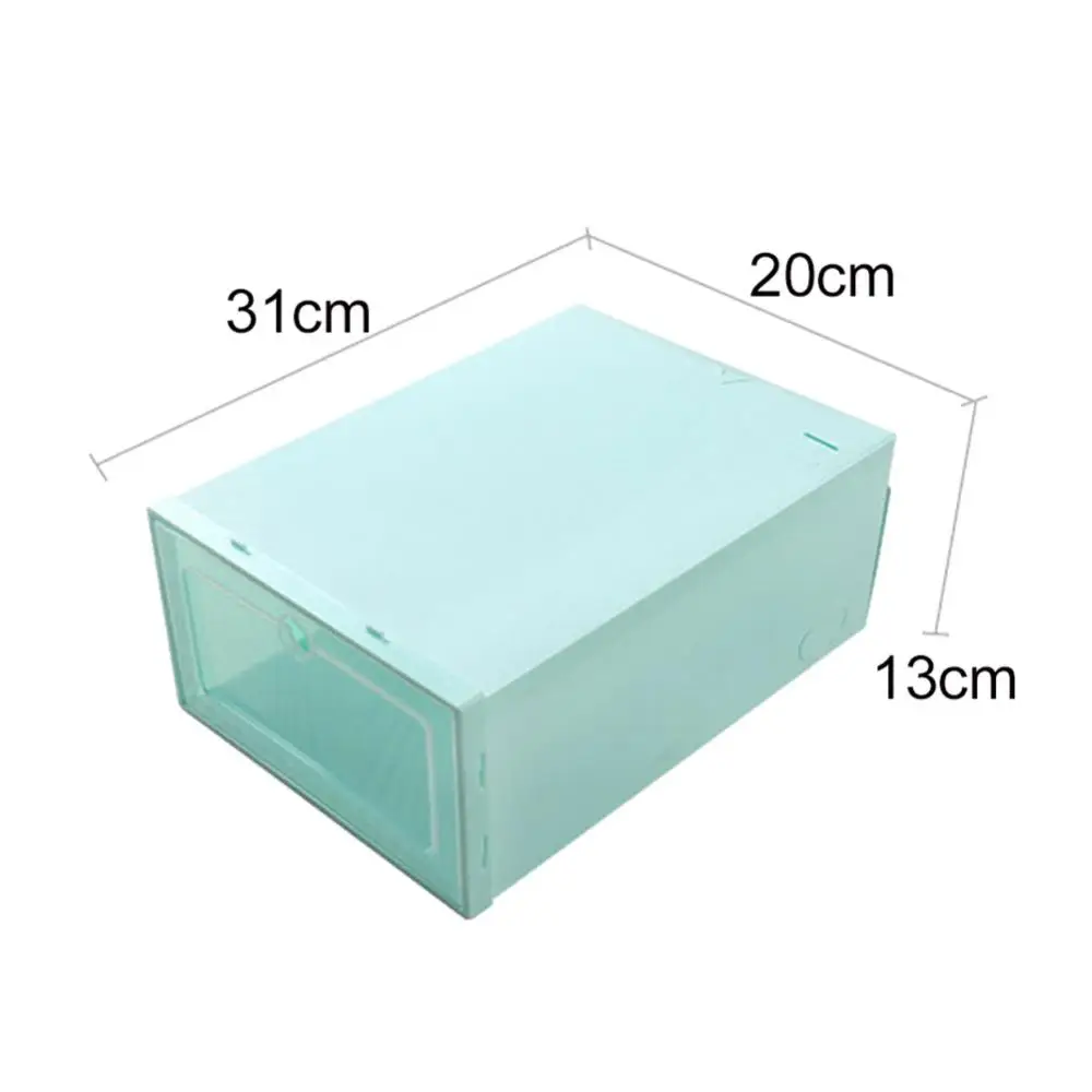 Storage Box Transparent Shoes Drawer Case Stackable Sundries Rack Organizer 1 piece