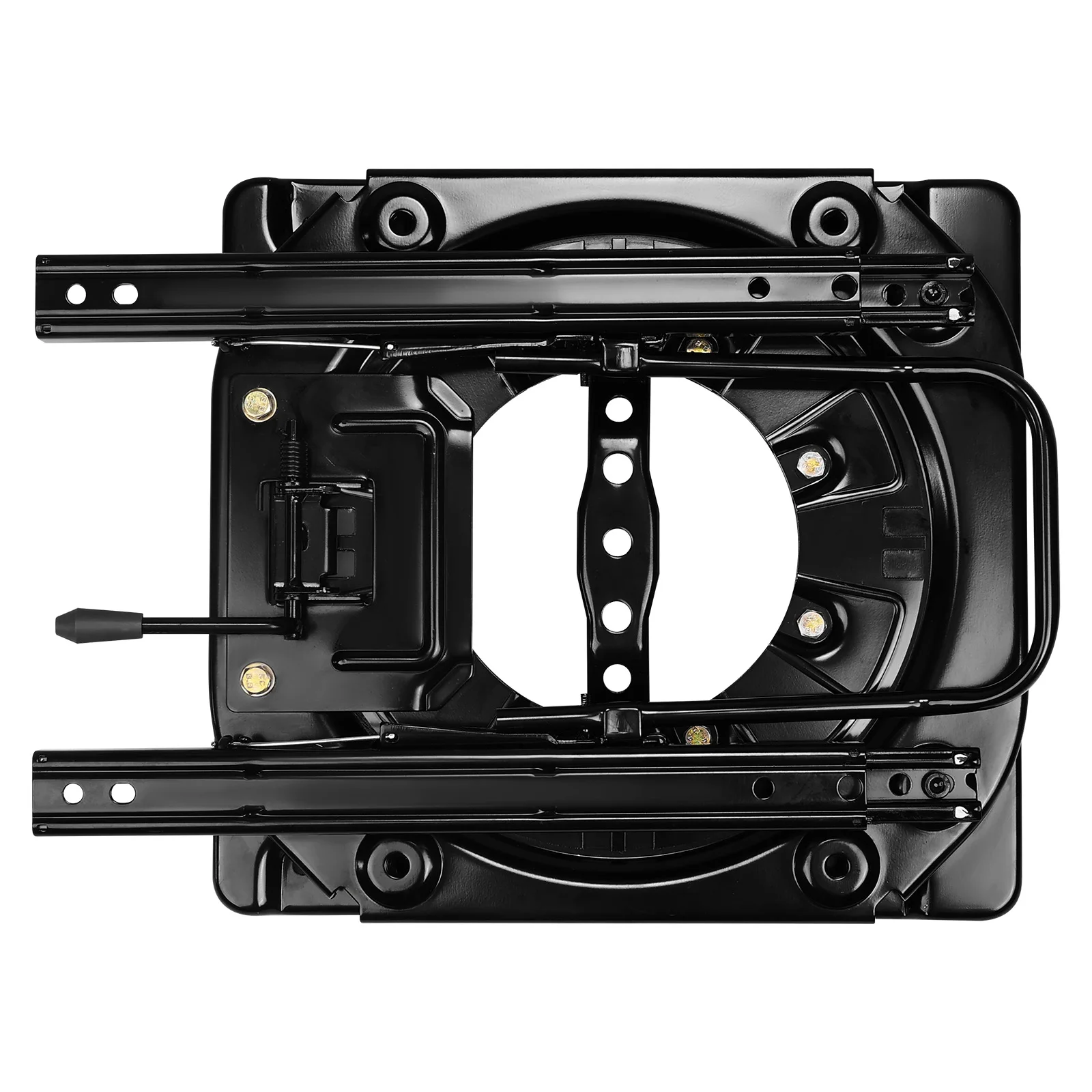 

3mm Steel Plate Seat Conversion Turntable Base 360 Degree Rotatable Cold-rolled Steel Swivel Car Seat Base for Car Boat Bus&more