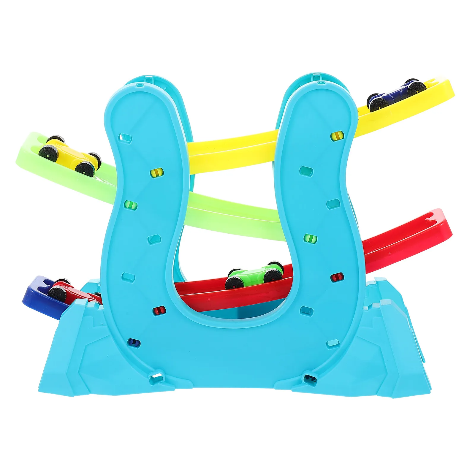 

Assembly Race Track Car Sliding Indoor Car Game Plastic Kids Educational Plaything Colorful Toddler Racing