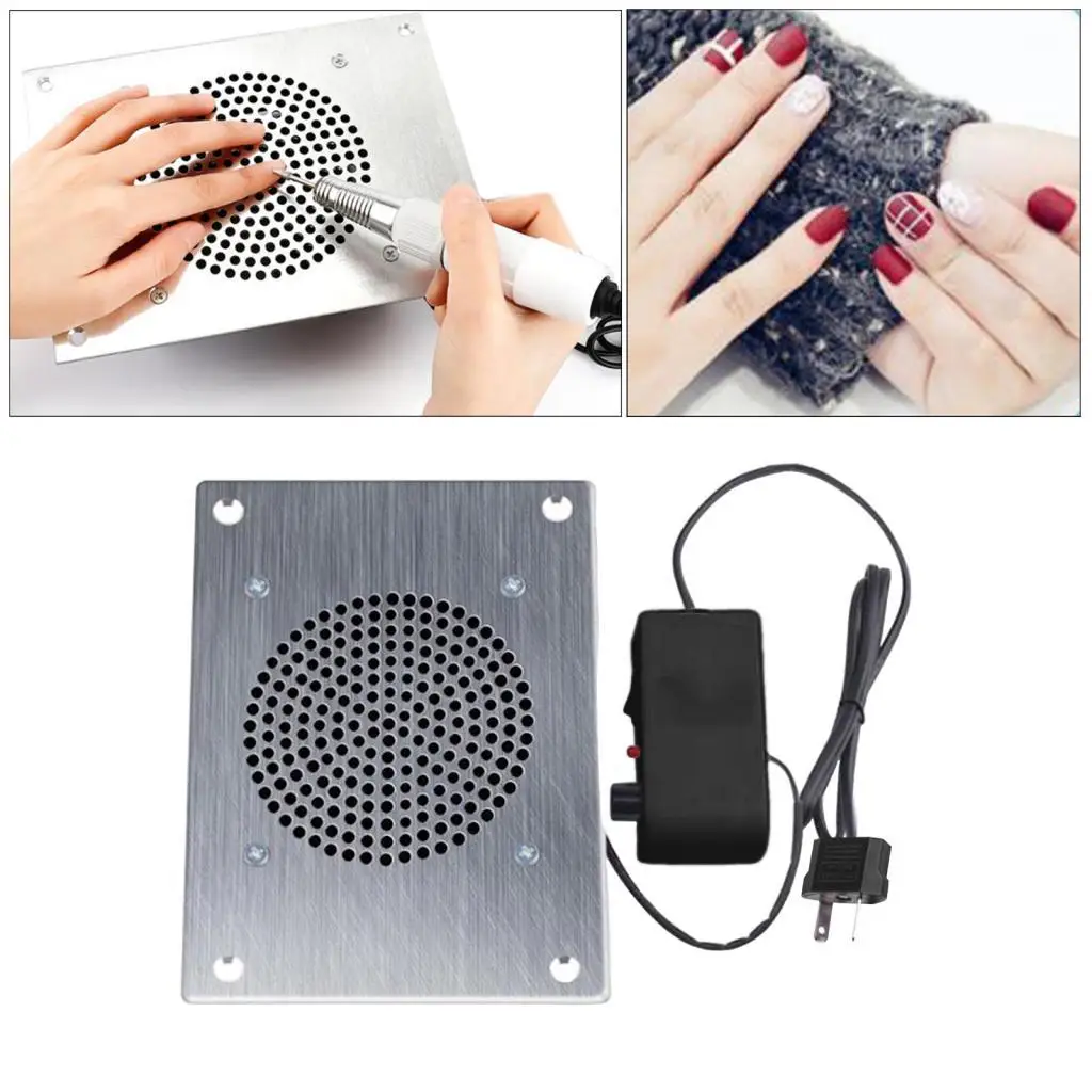 Пылесборник для ногтей с мешком для сбора маникюрных инструментов Пылесос для полировки ногтей для домашнего использования Салон 110 В США Низкий уровень шума