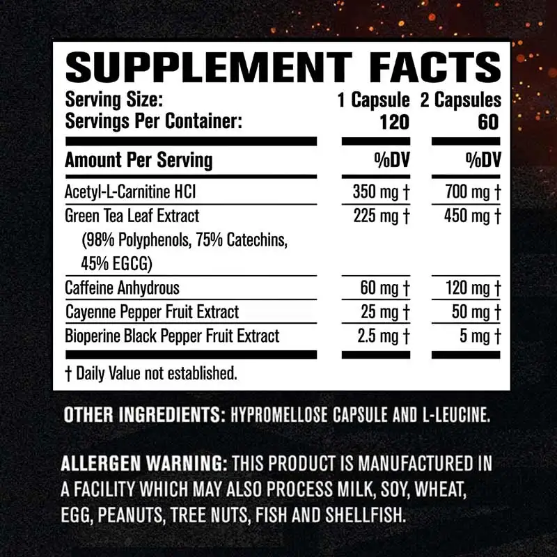 Burn-XT Fat Burner Supplement - Fat Burning, Energy Boosting, Appetite Suppressing, Boosts Immune System, Detoxifies