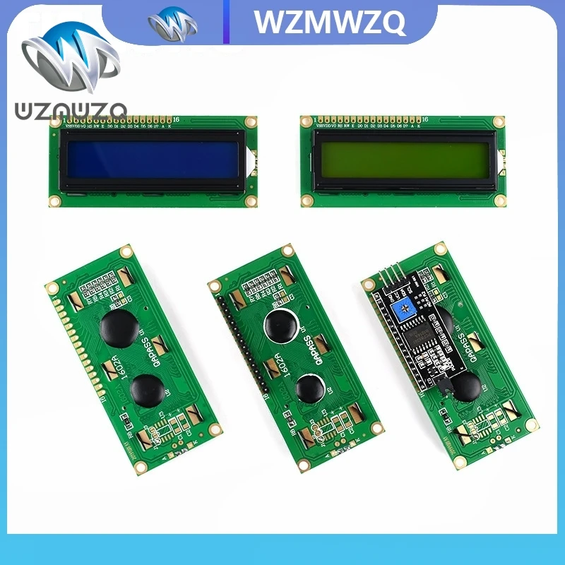 LCD1602 LCD 1602 2004 12864 module Blue Green screen 16x2 20X4 Character LCD Display Module HD44780 Controller blue black light