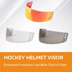 Accesorios de visera para casco de Hockey, visera de Hockey ligera y práctica para hombres y mujeres