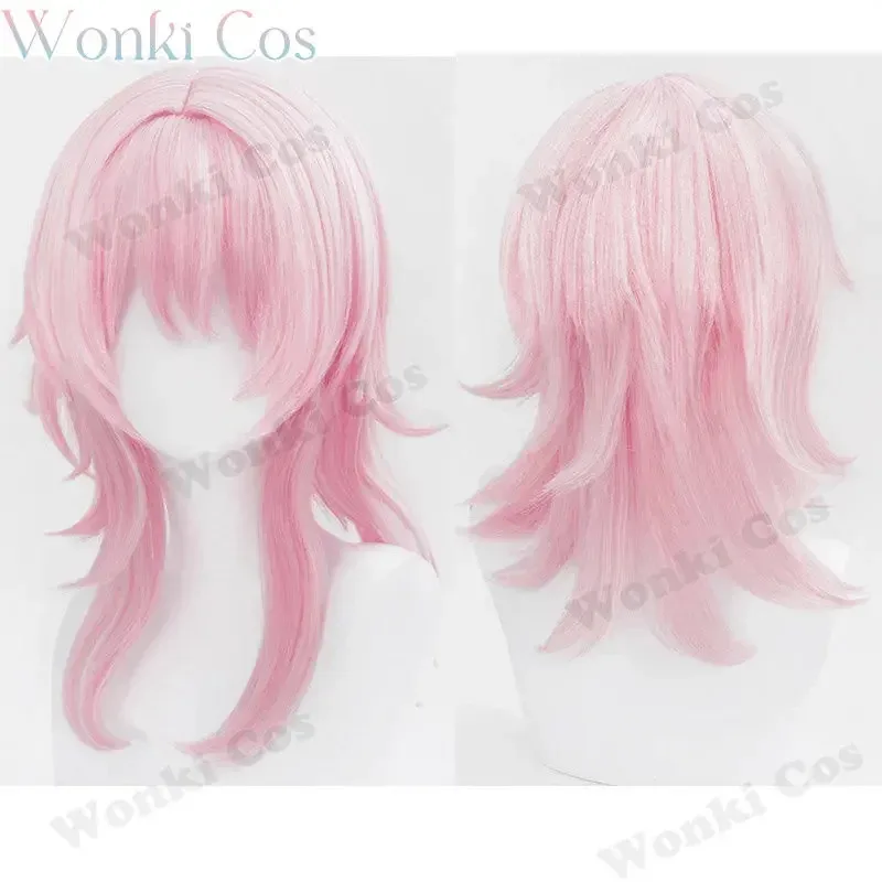 Peluca de disfraz de Cosplay del 7 de marzo, conjunto completo de disfraces de Star Rail, trajes de Carnaval para mujer con accesorios