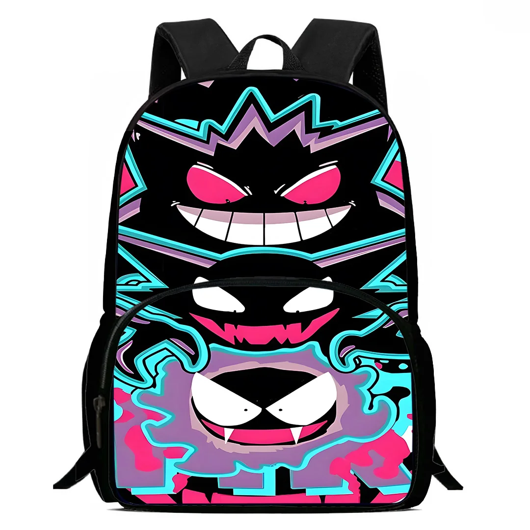 Kids Cute Anime Gengars Backpacks Boys and Girls Student Birthday Gift Child School Bags Large Capacity Camping Durable Rucksack