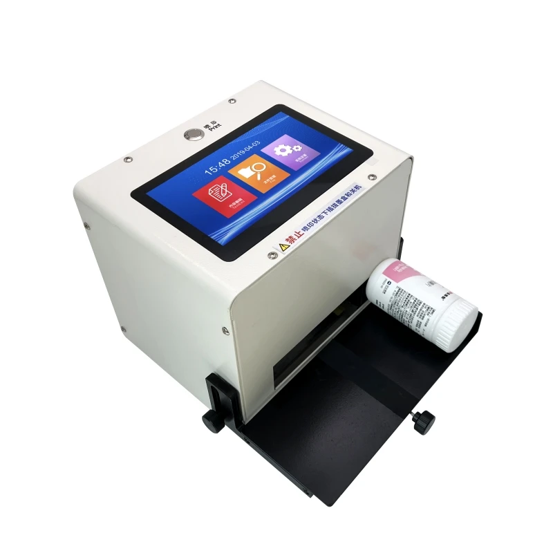 

Small Desktop Intelligence Static Inkjet Printer NEBR Compatible with Date Barcode & QR Code for Coding Machines