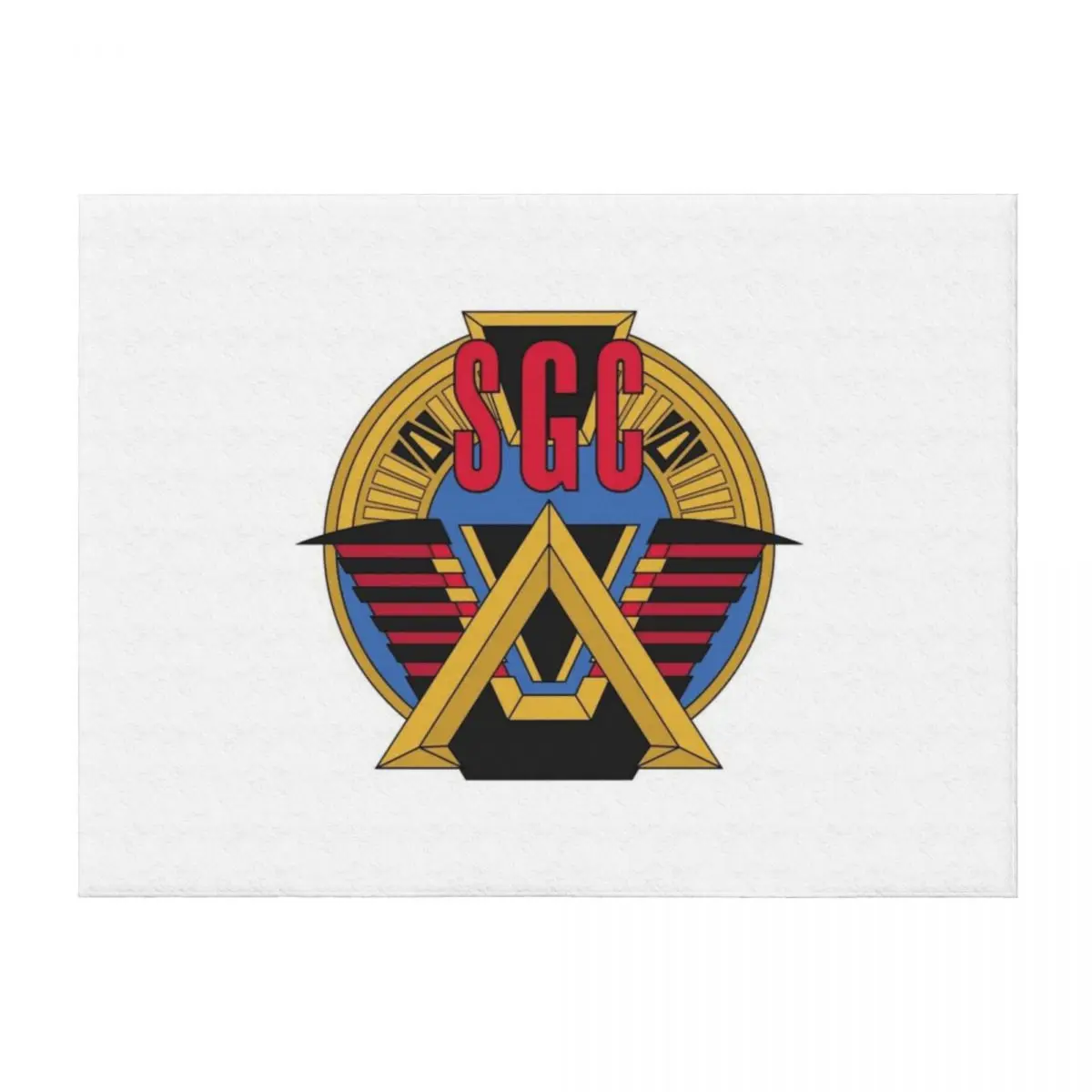 

Stargate Command Throw Blanket Extra Large Throw funny gift Bed covers halloween Blankets