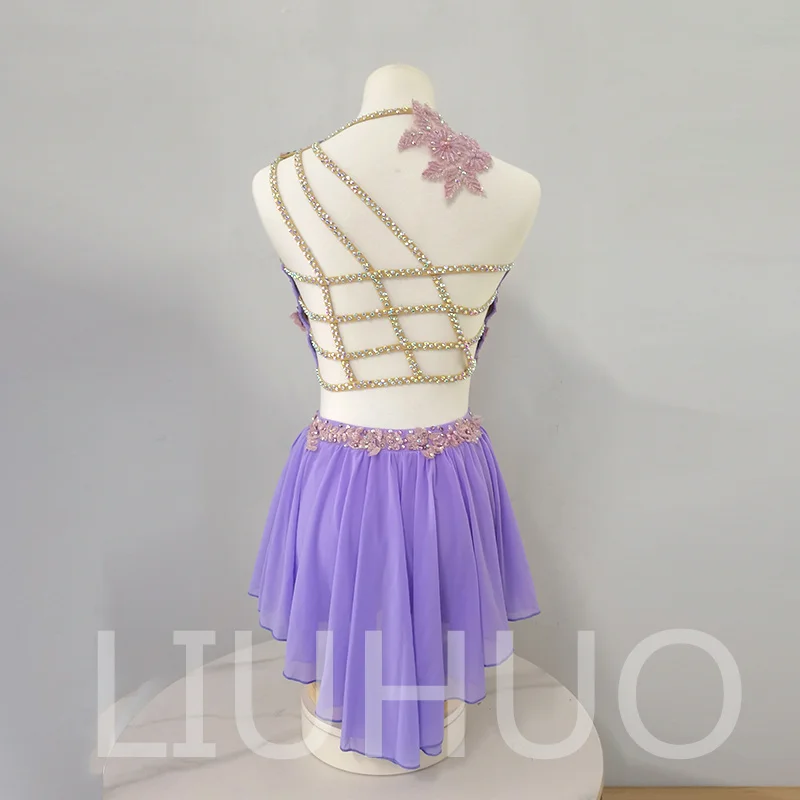 LIUHUO Lyrical Dancing Dress for Performance Color Pole Skirt Factory Customize