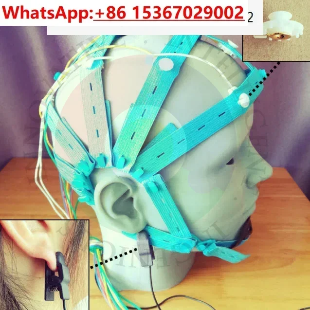 

ЭЭГ-каппа, влажный электрод, позолоченный электрод, электродная каппа для мозга, подходит для OpenBCI и других устройств.