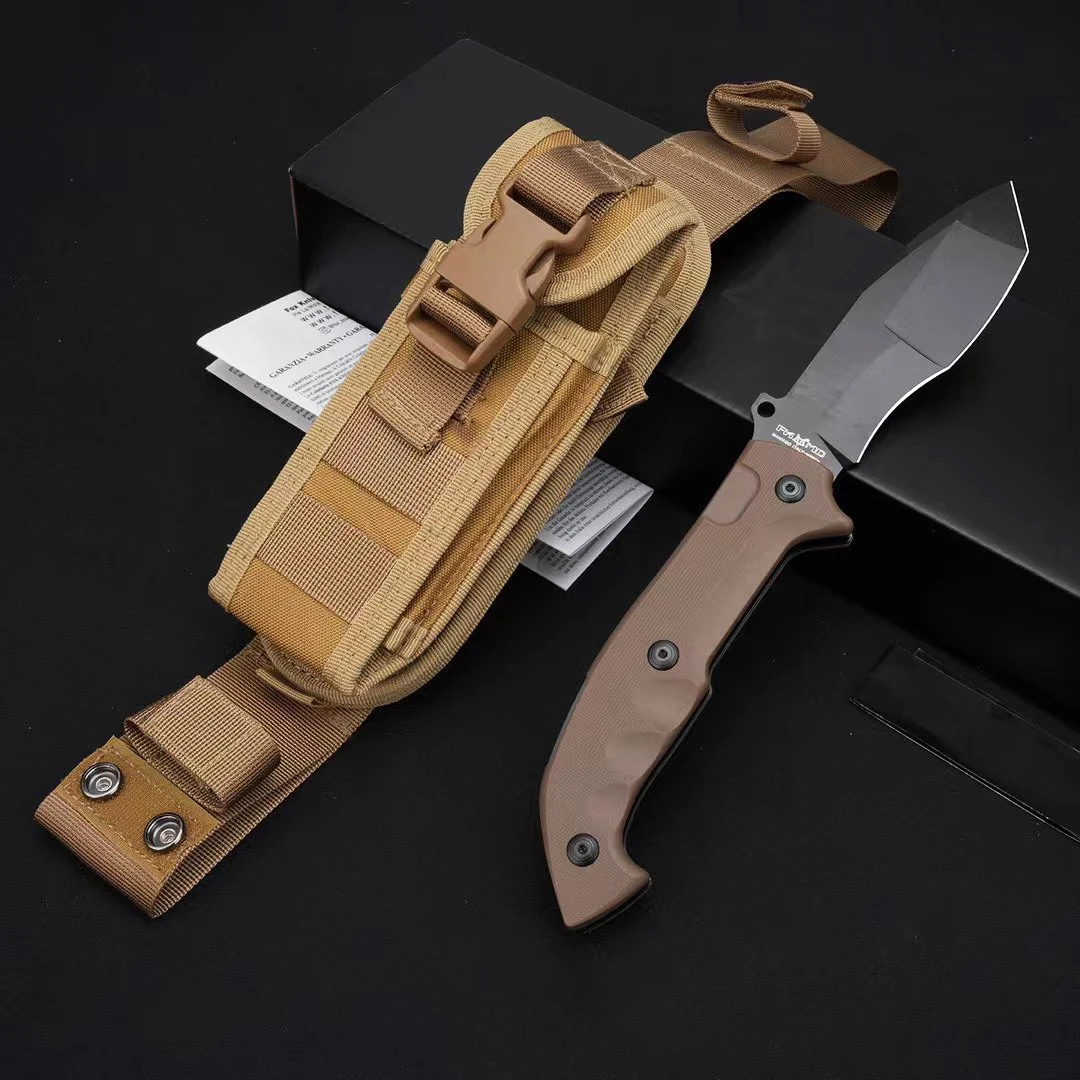 Fox-501 Tracker Meskwaki Folding Knife large size Camping EDC Outdoor Hunting Survivial Portable utility Pocket Hiking Knife
