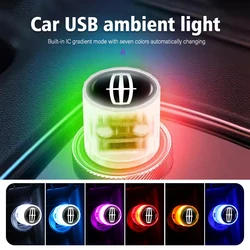 Car USB LED Portable Light Plug Play Ambient Decorative For Lincoln Navigator MKZ MKX MKC MKT Continental Nautilus