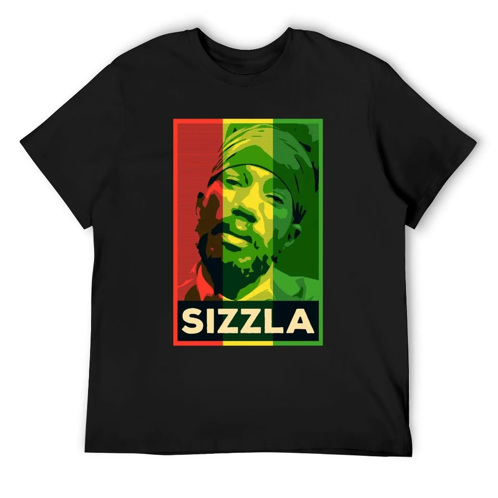 Reggae Legends Sizzla Kalanji RASTA Famous Jamaican Reggae Musician T-Shirt Anime Stuff Sublime Funny T Shirts Men