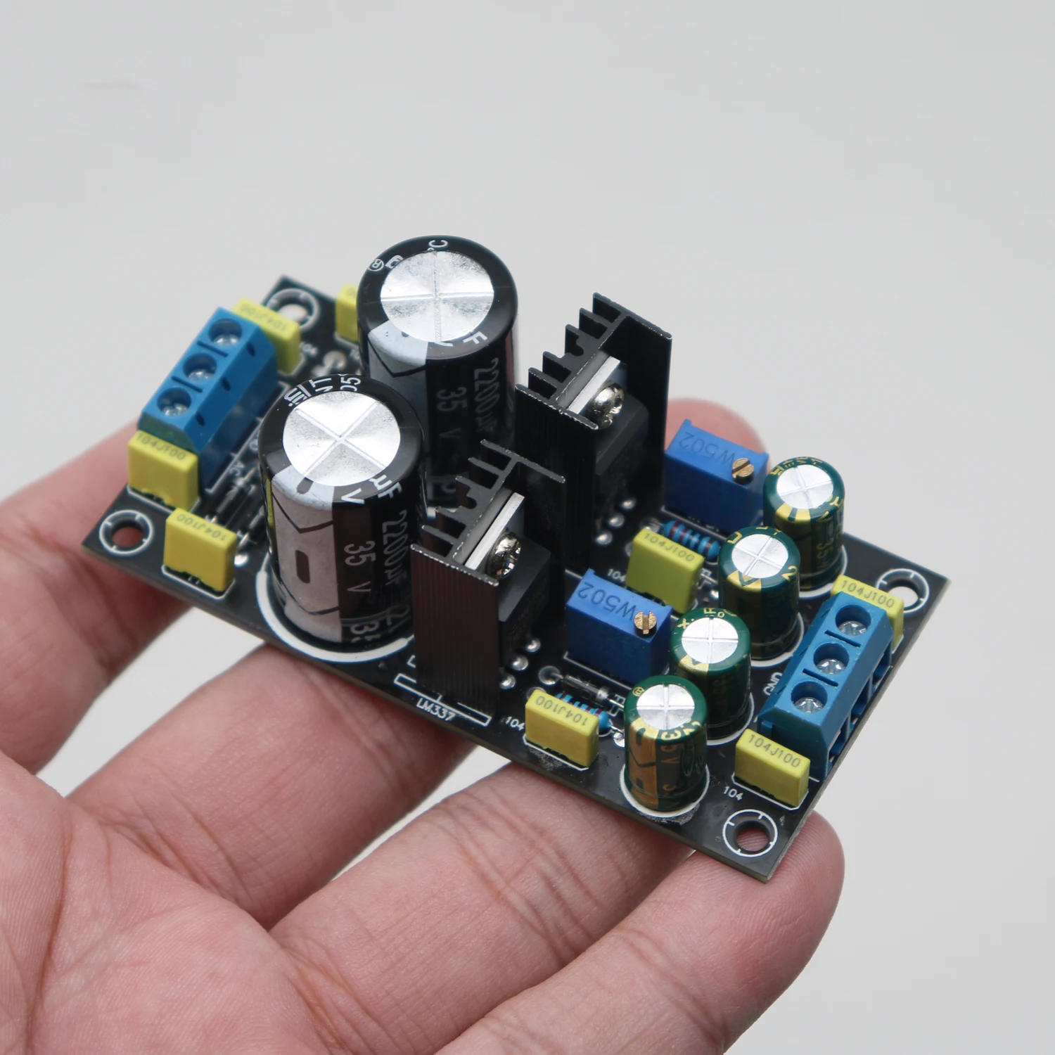 LM317 LM337 Dual Power Supply AC to DC Converter Adjustable Voltage Regulator Positive Negative 5V 12V 15V 18V 24V Audio Filter