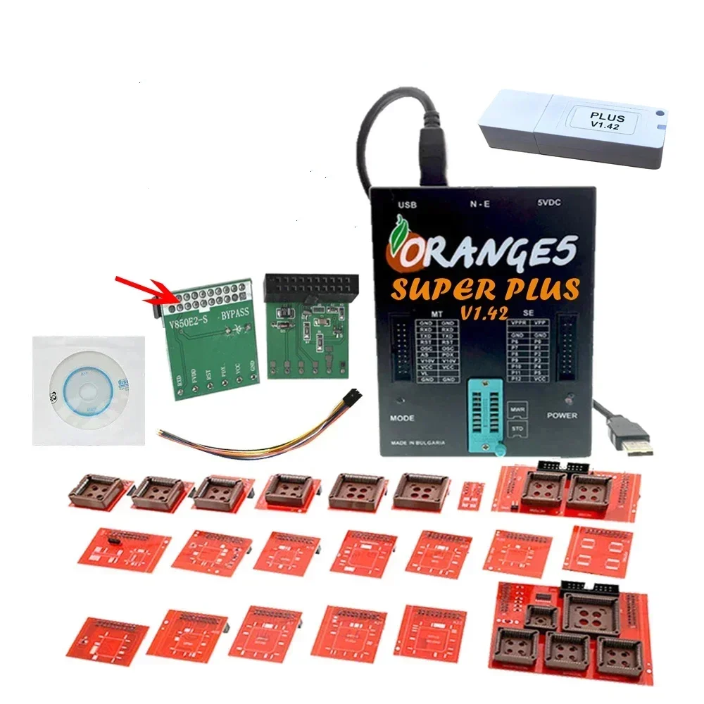 LHFull التنشيط OEM Orange5 V1.42 ECU البرمجة مع محول كامل رخصة كاملة لرينسا وفوجيتسو أورانج 5 ECU الترميز #2