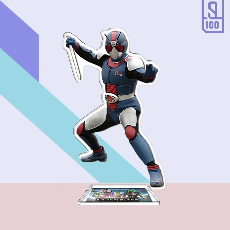 15CM Anime Kamen Rider Acrylic Figure Stand Model Plate Desk Decorations Accessories Goods Collection Fans Gifts Keychains