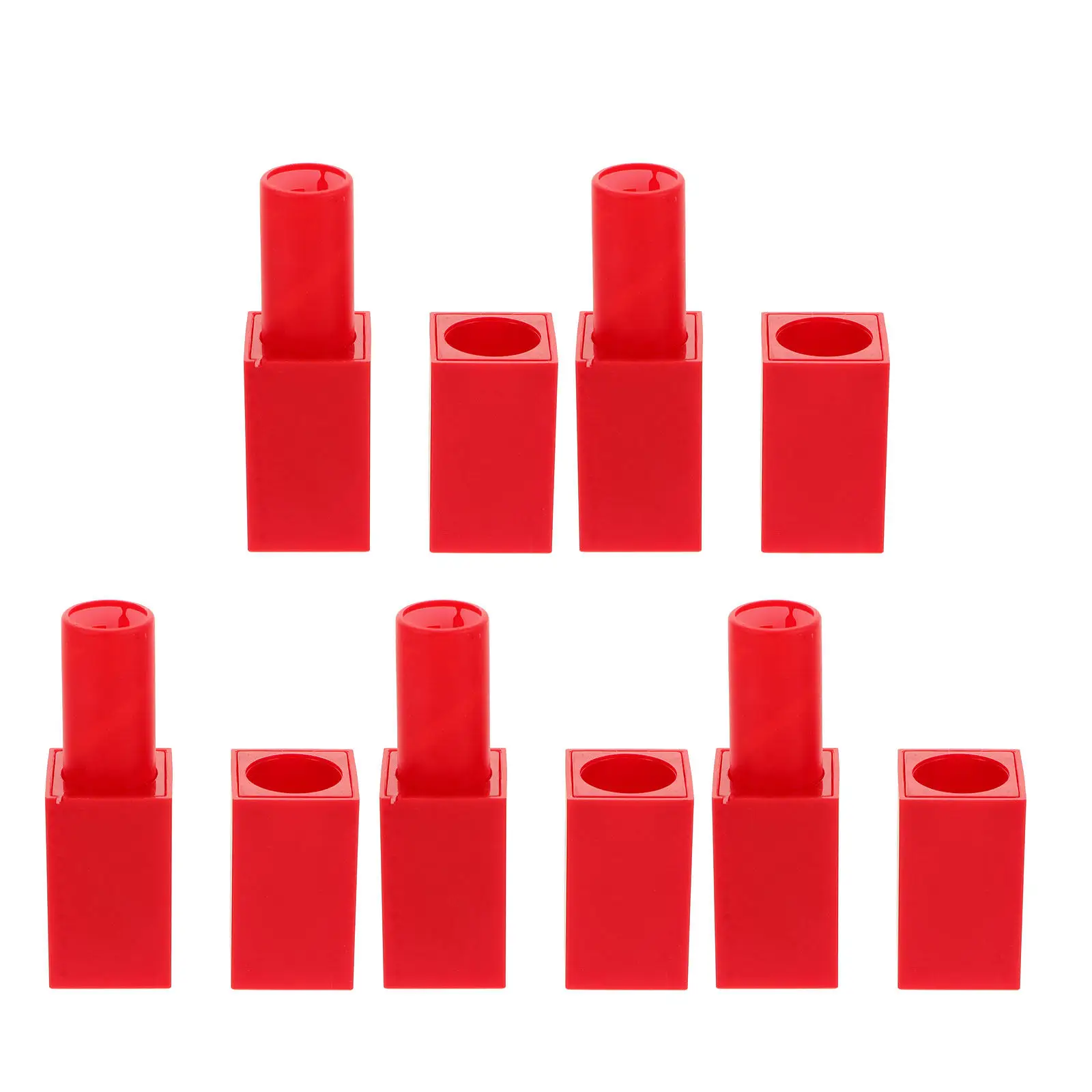 5 Stuks Lipstick Tube Hoogwaardige ABS DIY Lipstick Container Hervulbare Magneet Lippenbalsem Buis Lege Herbruikbare Schoonheid Cosmetica Gereedschap