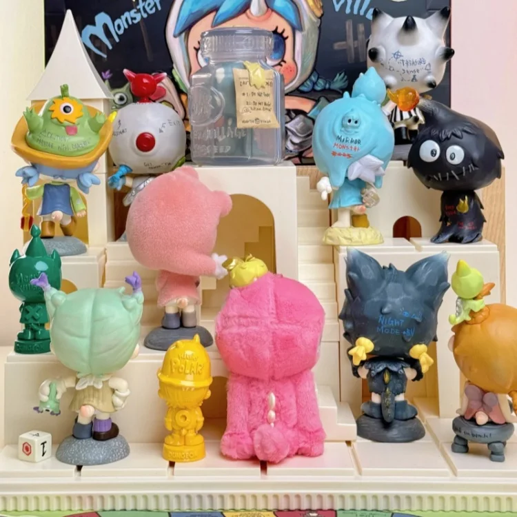 Original POP MART POLAR Monster Village Serie Saison 3 Blind Box Actionfigur Spielzeug Desktop-Dekoration Ornament Überraschungsgeschenk – Detail 2