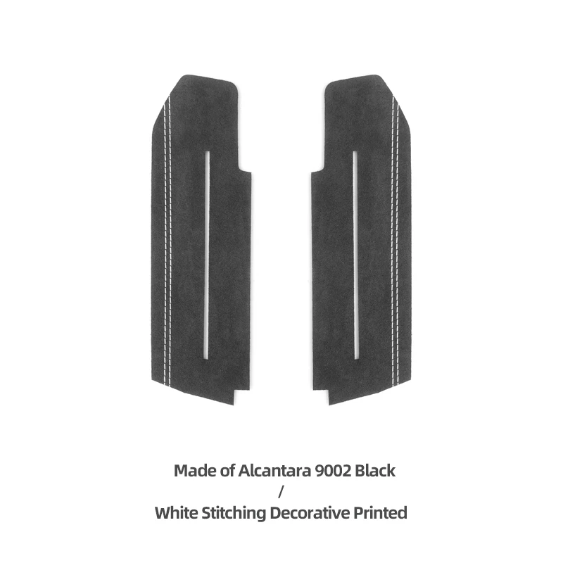 For Ford Mustang GT 2015-2023 Made of Alcantara Car Interior Door Pull Handle Panel Trim Protector Sticker Tuning Accessories view 6