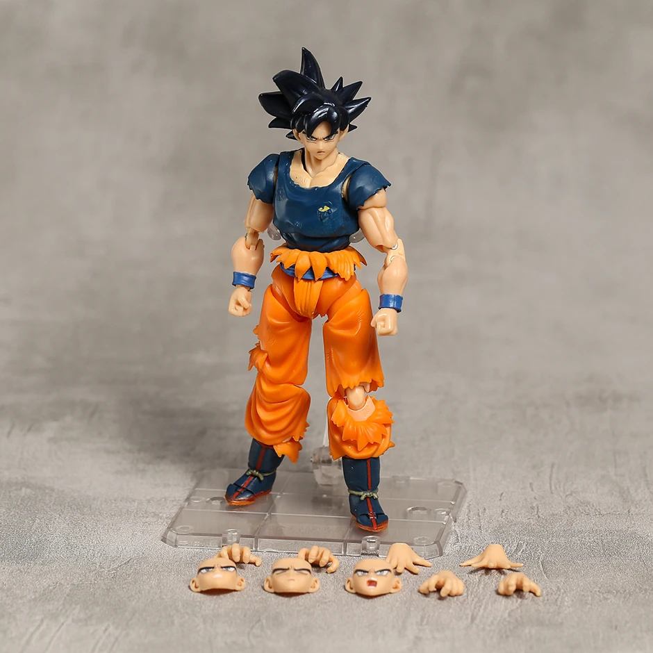 Dragon Ball Super Son Goku Bandai Ultra Instinct Sign SHF Action Figure Toy