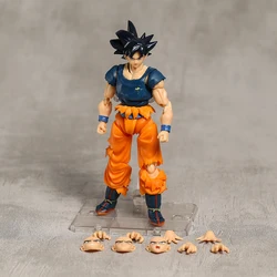 Figura de acción de Dragon Ball Super, Son Goku, Bandai Ultra Instinct Sign SHF, juguete