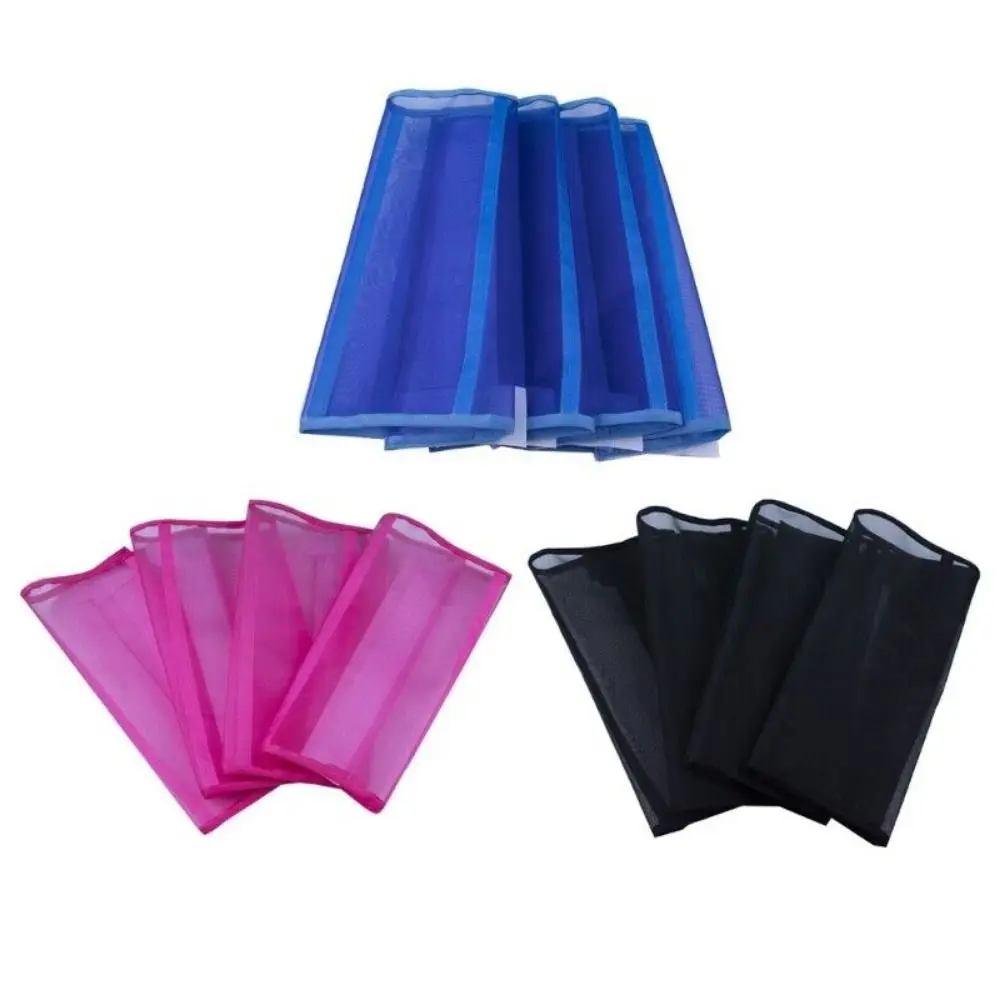 4 ピース/セット馬用通気性フライブーツファインメッシュルース馬ブーツカラフルな快適な馬脚ガード保護具