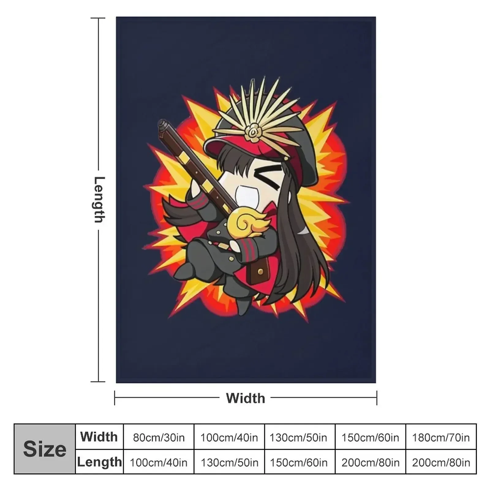 Fate grand orderchibi nobu Throw Blanket couch cozy soft plush fuzzy picnic outdoor blanket