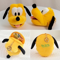 Pluto Bag Pendant Coin Purse Cartoon Anime Dog Plush Bag Doll Kawaii Plush Toy Cute Key Chain Stuffed Anime Birthday Gifts Girl