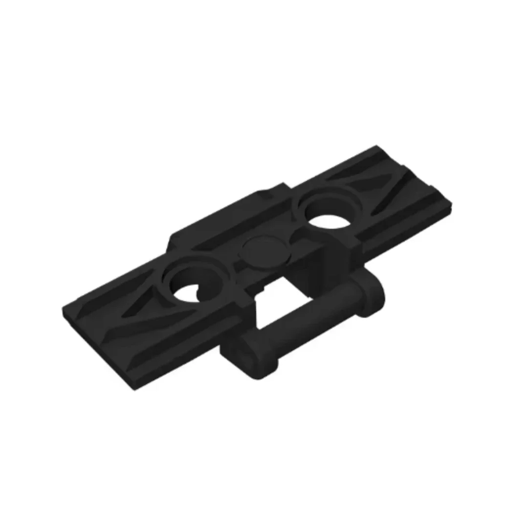 20 peças peças 88323/57518 link piso largo com dois furos de pino diy blocos de construção empilhamento tijolos brinquedos educativos para crianças