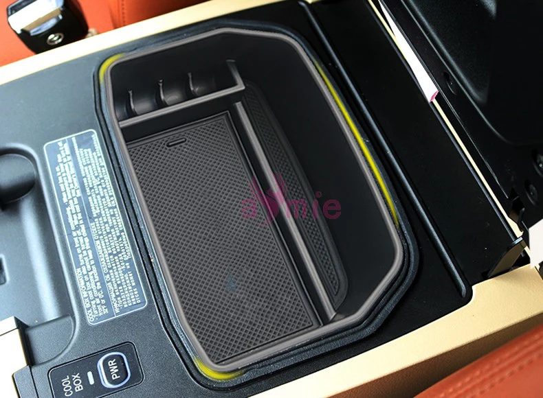 Interior Central Armrest Glove Storage Box For Lexus LX570 LX 570 Car Organizer Container Console Tray Auto Styling Accessories