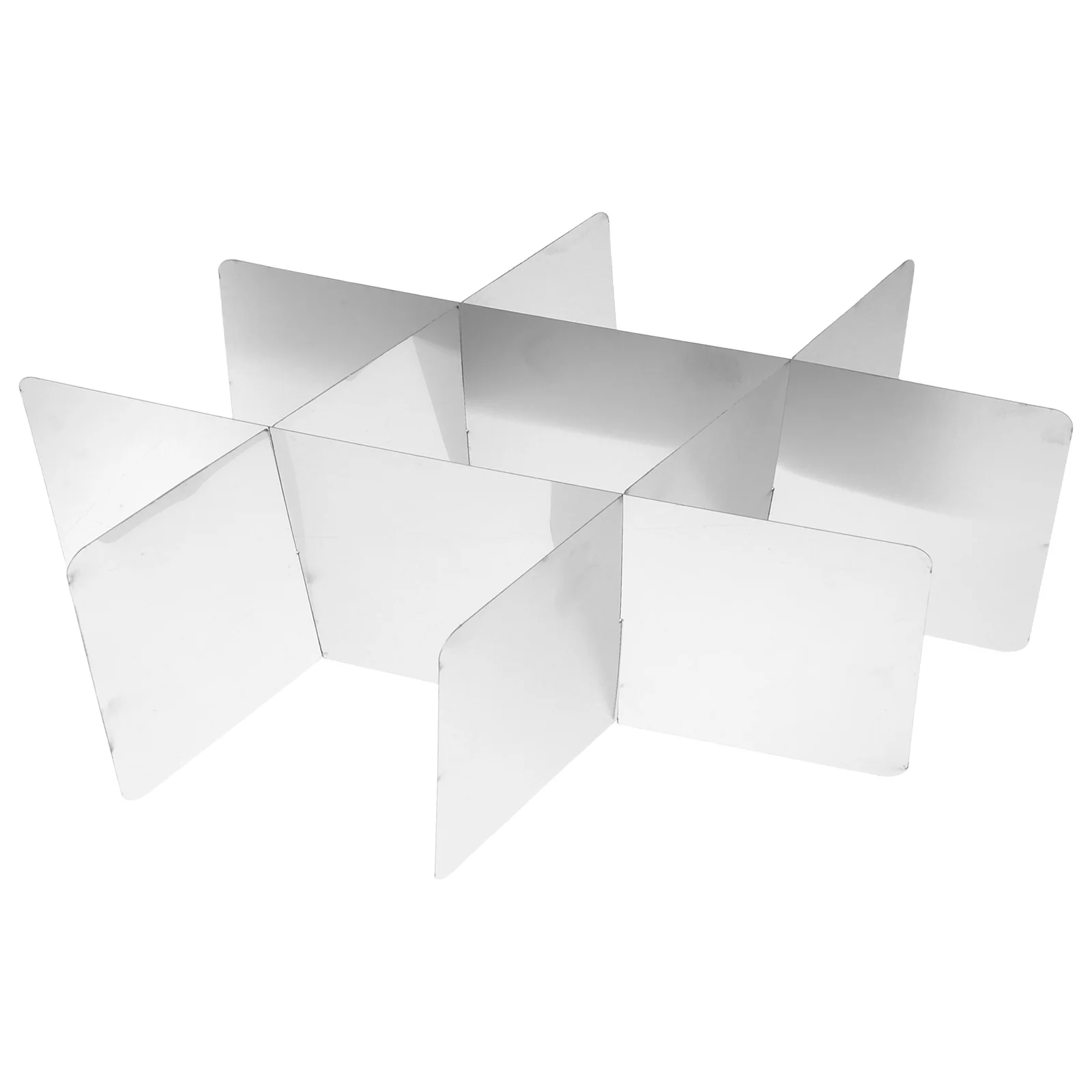 

Oden Hot Pot Divider Stainless Steel Thickened Multi-Grid Cooking Pot Separator Kitchen Use Reusable Metal Divider for Skewers