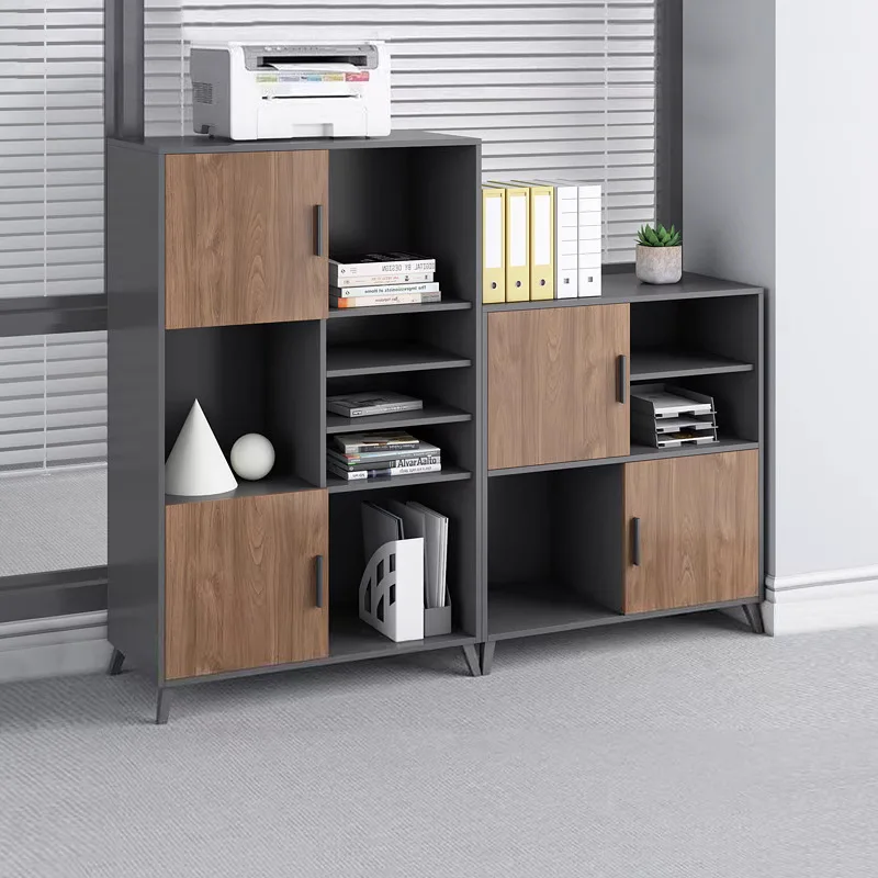 Office cabinets File cabinets Office simple modern wooden with locks Movable data cabinets Lockers Lockers