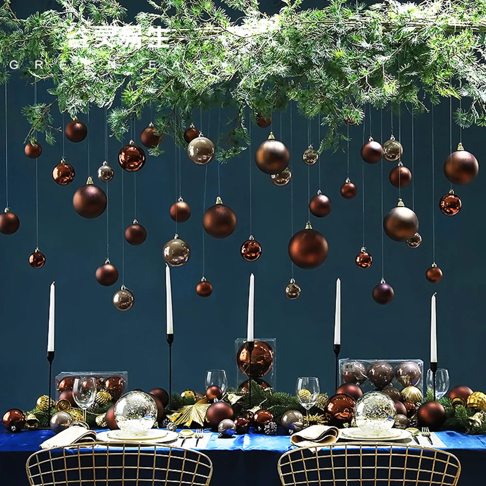 

100Pcs Christmas Tree Hanging Ball Pendant Festive Decoration Xmas Tree Pendant Christmas Ornament