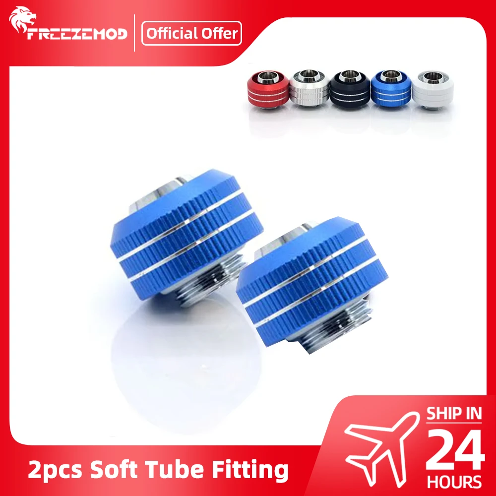 FREEZEMOD Soft Tube Fittings 9.5*12.7 10*16 PVC Hose Torque Hexagon Fixed 3/8