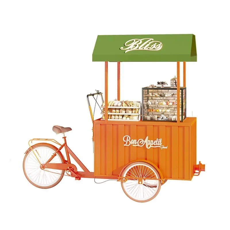 

Night market stall car creative upside down donkey dining car float multi-functional promotional car shopping mall snack street